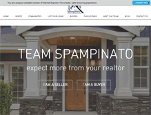 Tablet Screenshot of michaelspampinato.com